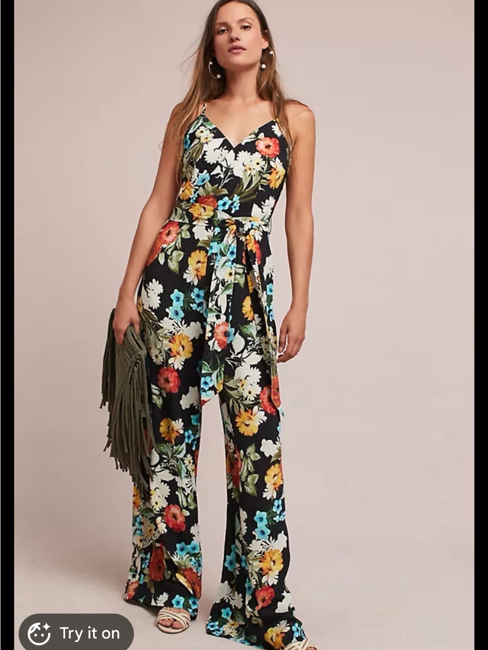 Yumi Kim floral jumpsuit with pockets medium from Anthropologie